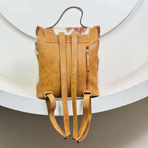 กระเป๋าเป้สะพายหลังหนังวัวสำหรับผู้หญิงกระเป๋าเป้สะพายหลังแฟชั่นสำหรับทุกเพศจากโรงงานขายส่งแบบตะวันตก - Product Image 5