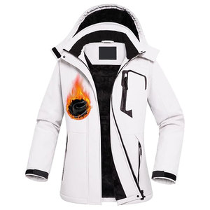 Chaqueta de Invierno Personalizada para Mujer, Impermeable, Cortavientos, para Esquí, con Forro Polar Ultra Suave, Capucha Ajustable y Cierre de Cremallera - Product Image 1