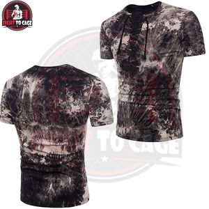 Camisetas Tie Dye para Hombre, Cuello en V, Tela Suave al Tacto, Alta Calidad, Servicio OEM, Personalizadas, Nueva Llegada, Buena Venta - Product Image 3