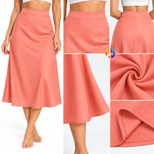 Encuentra una opción de estilo fresco con la falda midi para mujer, diseñada para un movimiento cómodo, un acabado impecable y fácil coordinación con tops. - Product Image 5