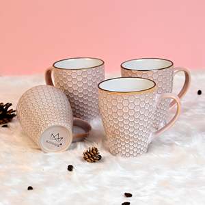 ชุดแก้วกาแฟเซรามิกเน็กซัส ยูนีค นิว ซีท โบน ไชน่า 4 ใบ คอลเลคชั่นนิว โบน ไชน่า - Product Image 4
