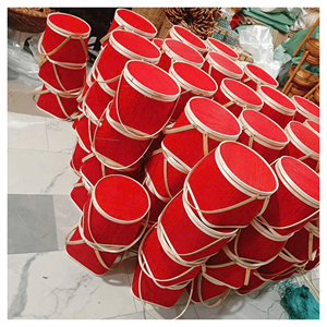 Cesta de regalo de bambú de Vietnam, caja ecológica de bambú con detalles de ratán para regalos festivos, cesta gourmet, set de exhibición artesanal - Product Image 6