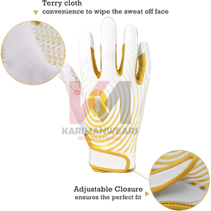 Gants de football américain légers, flexibles, durables, respirants, avec technologie de préhension renforcée - Product Image 6