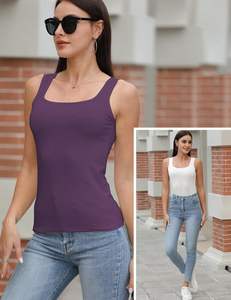 Débardeur pour femme Minimal Comfort, tissu doux de qualité supérieure, design extensible, toucher doux, structure respirante, décontracté, fitness - Product Image 3