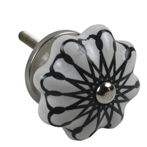 Flower Theme Design <b>Ceramic</b> Pulls <b>for</b> Home Decor Colorful <b>Ceramic</b> <b>Knobs</b> and Furniture Hardware <b>for</b> Door Usage - Product Image 5