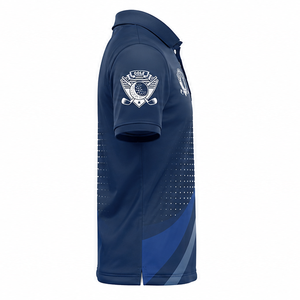 Chemises de golf personnalisées imprimées pour hommes, chemises de golf par sublimation, séchage rapide, évacuation de l'humidité, vêtements de golf performants, usine OEM ODM - Product Image 3