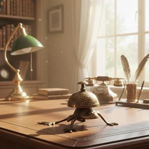 Cloche de bureau vintage en laiton, artisanale, style antique, pour la décoration de bureau et de table, cloche de comptoir en laiton faite à la main pour restaurant - Product Image 2