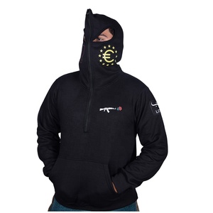 Unisex Face Cover Hoodie OEM ODM High Quality Bulk Supplier - Product Image 1
