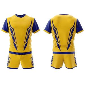 Uniforme de Rugby Directo de Fábrica, OEM Personalizable, Corto, Ligero, con Tela de Control de Humedad, para Entrenamiento Académico y Competición, Venta al Por Mayor - Product Image 6