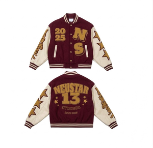Fabricante de Chaquetas Varsity con Bordado Personalizado |   Proveedor de Chaquetas Letterman al por Mayor, Chaquetas Varsity de Moda, Marca Privada - Product Image 4