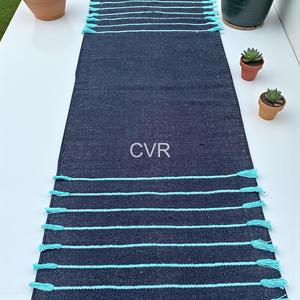Tapete de Yoga 100% Algodón Orgánico, Alfombra de Yoga Tejida a Mano, Plegable, Estilo Boho Orgánico, 5mm de Grosor, Material Ecológico y Transpirable - Product Image 4