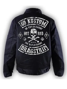 Chaqueta de Cuero para Motociclista Estilo Greaser para Hombre - Product Image 2