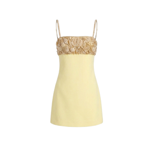 Traje de Baño Enterizo de Punto sin Mangas para Mujer, Verde Oliva, con Cuello Halter, Bordado de Cuentas Hecho a Mano, Estilo Bodycon, Venta al por Mayor - Product Image 2