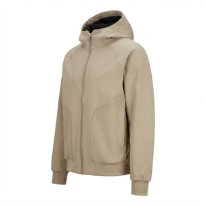 Blouson Bomber Homme Personnalisable avec Logo, Manches Raglan, Fermeture Éclair Intégrale, Imperméable, Coupe-Vent, Respirant, Vêtement d'Extérieur Décontracté, Vente en Gros OEM - Product Image 2