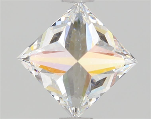 Diamant blanc de 1 carat, couleur E, pureté VS1, taille princesse, offrant une symétrie carrée élégante et un éclat glacé exceptionnel. - Product Image 6