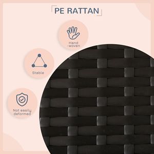 Cuccia Portatile da Esterno in Vimini per Cani con Chiusura a Bottone, Marrone Scuro, Taglia XXL per Cani di Piccola e Media Taglia e Pappagalli - Product Image 5