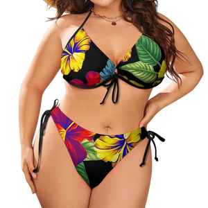 Maillot de bain tendance, design unique et innovant, collection resort, résistant à la décoloration, ensemble de bikini de plage pour femmes - Product Image 1
