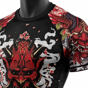 Custom Rash Guard <b>Compression</b> <b>Shirt</b> <b>Men</b>’s Short Sleeve BJJ MMA Training Gym Workout Sublimation Sportswear - Product Image 6