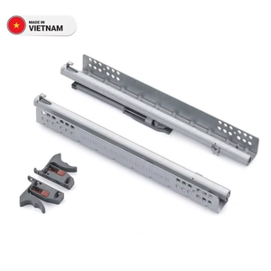 Correderas Inferiores Ajustables de Cierre Suave, Correderas de Cajón de Metal de Extensión Completa de Alta Resistencia - Product Image 1