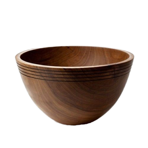 Vintage Style Eco-Friendly Acacia Wood New Arrivals Best Quality Polished Wooden Serving <b>Bowl</b> Wholesale - Product Image 1