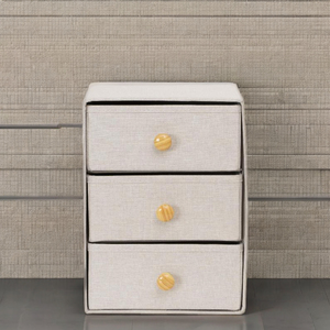 MA34.1 <b>Small</b> Foldable Fabric Three-Layer <b>Storage</b> Cabinet Jewelry <b>Box</b> Tools Cosmetic Home <b>Storage</b> Organization - Product Image 1