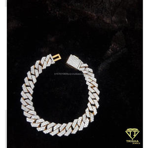 Bracelet gourmette de luxe inspiré des diamants, cultivé en laboratoire, avec une construction robuste et un style intemporel - Product Image 2
