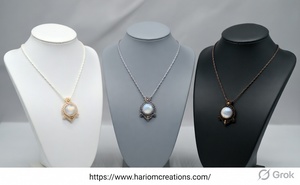 Collier en macramé fait main, perle, pierre précieuse, bohème, réglable, bijoux de guérison - Product Image 5