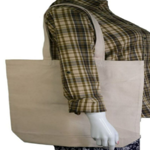 Bolsa de Mano Personalizada de Lona de Algodón Resistente con Múltiples Bolsillos y Cierre de Cremallera, Ecológica, con Función Musical, para Compras y Viajes - Product Image 4