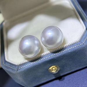 Vente en gros de bijoux en argent S925 avec perles d'eau douce naturelles de 9 à 10 mm, ensembles de bijoux de mode avec boîte cadeau de qualité supérieure - Product Image 5