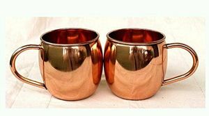copper Moscow mule mug premium evening terrace beverages hammered finish metal <b>cups</b> <b>reusable</b> durable beverage serving sophistica - Product Image 4