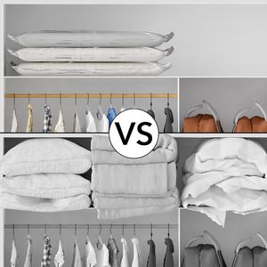 Bolsas de Almacenamiento al Vacío Extra Grandes, Ahorro de Espacio, Sellado por Compresión para Edredones, Mantas, Almohadas, Ropa de Cama (3) - Product Image 2