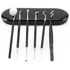 Ensemble d'examen dentaire professionnel 6 pièces, kit de nettoyage dentaire en acier inoxydable japonais CE par Grip Surgical - Product Image 3
