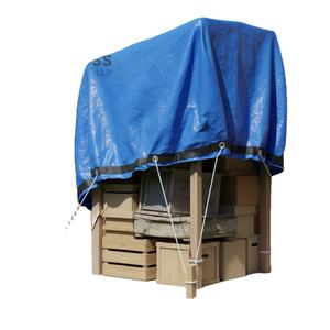 Bâche de protection extérieure durable et transparente pour maison, toiture et pelouse, en plastique - Product Image 1