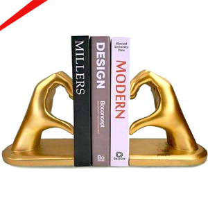 Good Quality Silver Aluminum Sculpture for Bookends Decoration Tabletop Aluminum Bookend for Office Decoration - Product Image 5