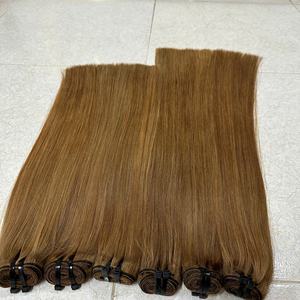 Extensiones de Cabello Humano Vietnamita Liso Natural sin Color, Súper Doble Trama, con Punta Plana, para Aplicación con Cinta Adhesiva, Paquetes de Cabello Natural - Product Image 4