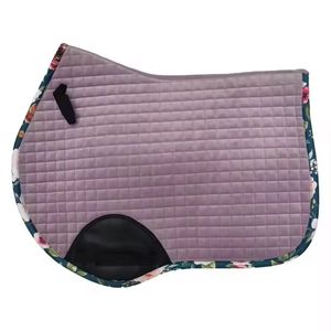 Full Size Custom Made Horse Riding Saddle Pad Cotton Made <b>Equestrian</b> Equipment Saddle Pad Manufacturer in Pakistan - Product Image 3