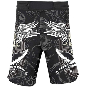 Pantalones Cortos de MMA/Boxeo para Hombre, Personalizados, de Alta Calidad, Transpirables, Ecológicos, de Secado Rápido, con Cierre de Cordón, Servicio OEM - Product Image 3