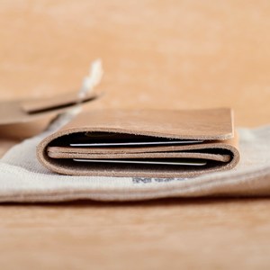 Premium Quality Leather Stitchless <b>Wallet</b> <b>RFID</b> <b>Blocking</b> Slim Minimalist Design Card Case For Business Gifts LSSW-0041 - Product Image 3