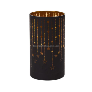 Bougeoirs votifs en métal élégants personnalisés et ornements de bocaux en verre Conceptions personnalisées pour la maison Décorations de Pâques Utilisation de Noël - Product Image 2