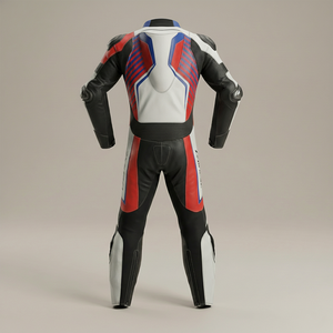 Traje de Motociclista para Hombre OEM de Alta Calidad, Chaquetas de Motocicleta de Cuero Genuino y Traje con Colores Personalizados - Product Image 4