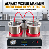 Appareil de test de la densité spécifique théorique maximale des mélanges d'asphalte à double chambre sous vide pour laboratoire routier