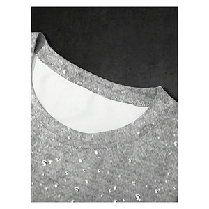 Camiseta gráfica con estampado de diamantes de imitación para hombre, camiseta de manga corta con cuello redondo, camiseta informal de verano de inspiración vintage, Top informal brillante - Product Image 2