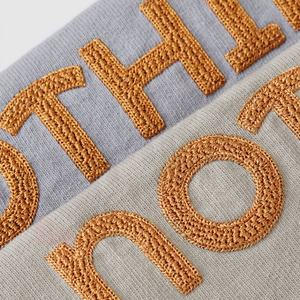 Camisetas con logotipo personalizado bordado para hombre, camiseta extragrande de 280 g/m², camiseta de algodón de marca de 280 g/m² - Product Image 2