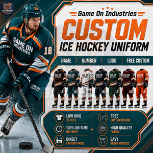 High Performance Wear Personalized Number Design Vintage Style Team Sportswear Breathable Sublimation Custom Ice Hockey Uniform - Product Image 4