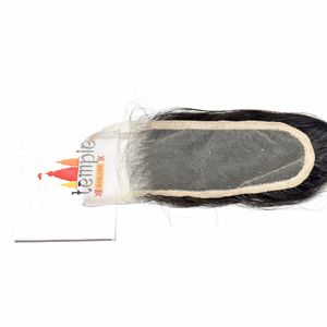 Cheveux Remy indiens naturels non traités, closure 2*6, couleur naturelle, ondulations profondes lâches, double trame machine, application facile, Full Lace, 100g - Product Image 2