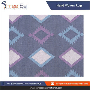 Direct Factory Supply Modern Indoor Wool <b>Rugs</b> Set Handmade Embroidered Area <b>Rugs</b> with Contemporary Design Cotton Fabrication - Product Image 5