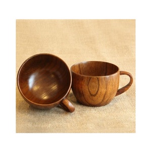 Tazas de Madera Natural Premium Hechas a Mano para Café, Té, Leche, Chocolate Caliente, para Cafeterías, Restaurantes y Uso Doméstico - Product Image 4