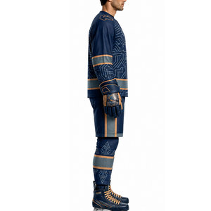 Uniforme de hockey sur glace personnalisé pour hommes, léger et respirant, conçu pour l'entraînement, les matchs de ligue et les séances d'entraînement - Product Image 5