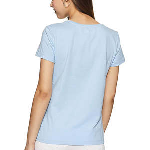 Nouveauté 2026 – T-shirts pour femmes en gros, T-shirt à manches courtes imprimé à col rond pour femmes, personnalisable avec logo et design, OEM - Product Image 5