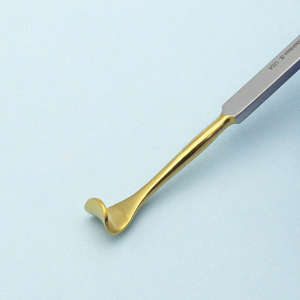 Retracteur de paupière ophtalmique Desmarres en acier 10mmx12mm 6 pouces, double extrémité, de précision, certifié CE pour les procédures ophtalmiques - Product Image 1